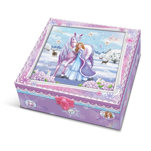 Zestaw w pudełku z półkami koń 4083